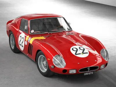 Ferrari 250 GTO - 3757GT - No Engine 3D model