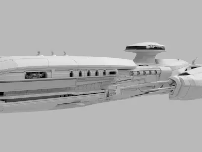 Troy Capital ship 3D model