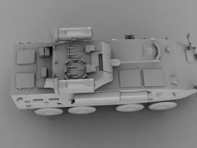 LAV-25 Base mesh Free Free low-poly 3D model