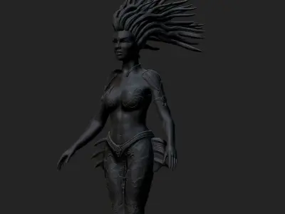 Mermaid 3D model