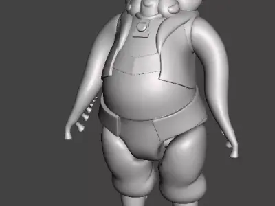 Star Wars Droid Cartoon Auctioneer STL 3D Printing  3D print model