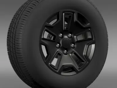 Jeep Wrangler Willys Wheeler Edition 2014 3D model