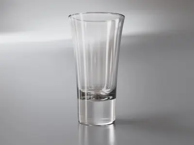 Free PBR Vodka Glass Free low-poly 3D model