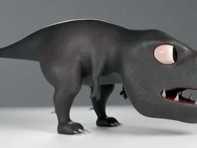 Low-Poly Dinasour Low-poly 3D model