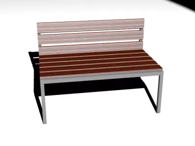 Bench 3D model 22