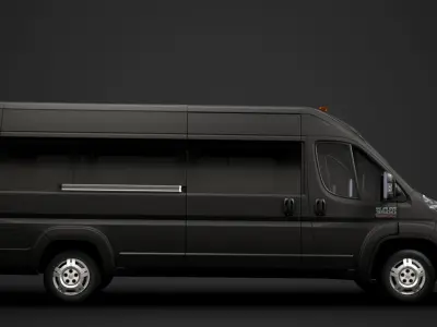 Ram Promaster Window Van 3500 HR 159WB EXT 2020 3D model