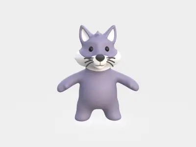 Little animal baby - Wolf cute - Character023 Low-poly 3D model