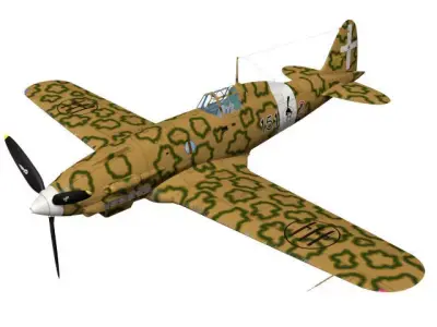 Macchi MC202 Folgore 3D model