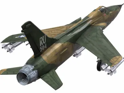 AirCraft 07 - fighter 3D model