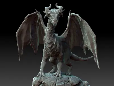 Dragon Zbrush HD 3D model