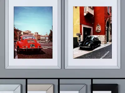 frame-04 vw beetle frame set Free 3D model