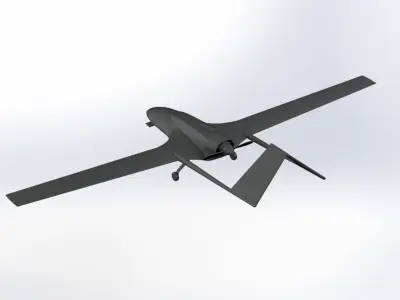 Bayraktar TB2 - Detailed 3D Model 3D print model