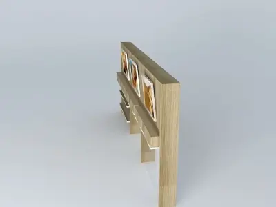 Kit415 Panel Inclined Shelves By Alex Marques Free 3D model