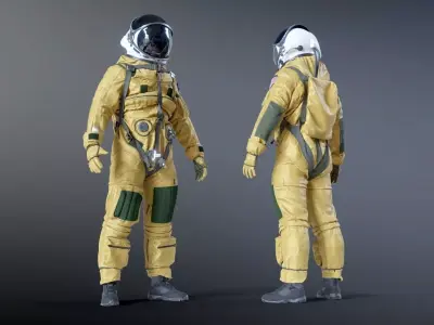 FLIGHT SUIT U2 Pilot 3D model