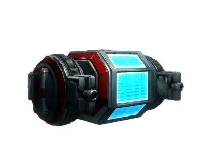 Drone 03 Sci-fi low poly Low-poly 3D model