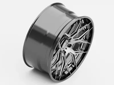 Brixton Forged CM8 Targa Rim 3D model