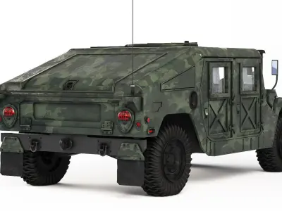Humvee Military M1151 3D model