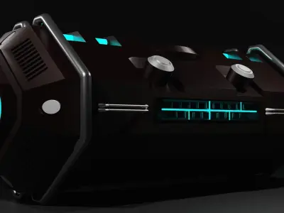 Sci Fi Game Asset Low-poly 3D model