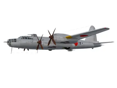 Nakajima G8N Renzan 3D model