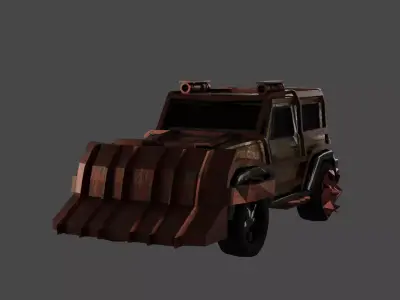 Thar Attack Mode Free low-poly 3D model