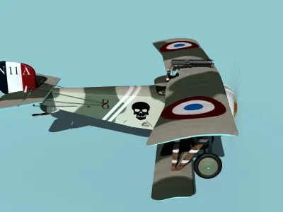 Nieuport 11 VHP V03 3D model