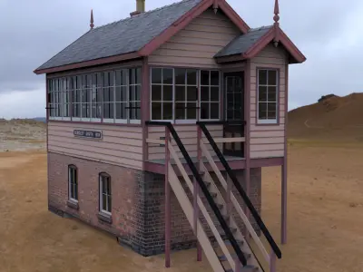 GWR Signal Box 3D model