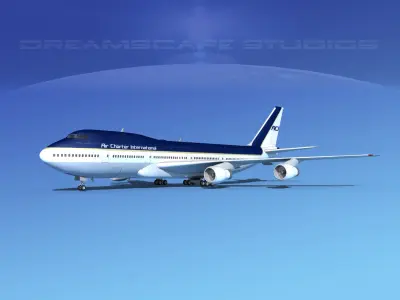 Boeing 747-100 Air Charter Intl 3D model