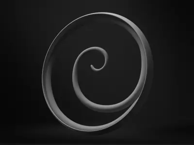 Stairway spiral - Casa Batllo - Gaudi Free 3D model