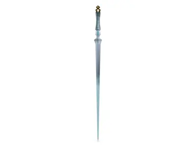 Futuristic Energy Longsword Low-poly 3D model