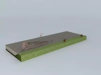 ARGO NAUTIX traditional rhine ship Cologne Oberlaender 1531 3D model