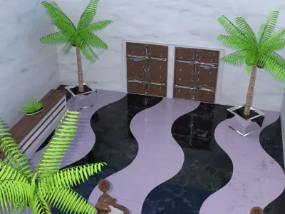 hostel 5 star location 3D model