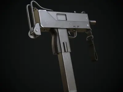 Mac 10 Low-poly 3D model order