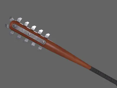 PBR Baseball Bat Weapon V4 Low-poly 3D model