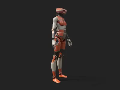 Robot 3D model 90