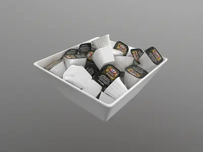 Syrup Packets - High-Quality 3D Models 3D model
