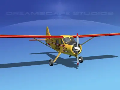 Dehaviland DH-2 Beaver RCAF 3D model