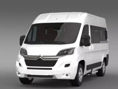 Citroen Jumper Combi L2H2 2017 3D model