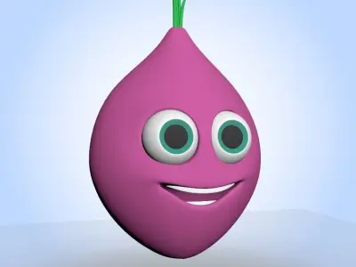Onion 3D model