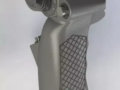 A-4E-c Skyhawk stick for PC simulation or memorabilia 3D print model