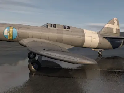 Caproni Campini N-1 3D model