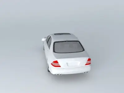 Mercedes-Benz S65 AMG W220 2005 Free 3D model