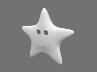 Rig Star Low-poly 3D model