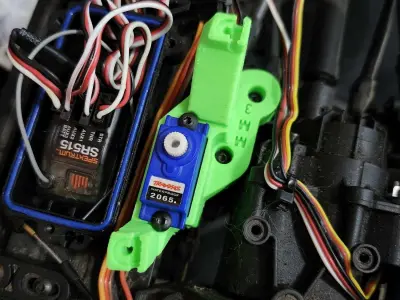 Traxxas TRX4 Servo Eliminator 3D print model