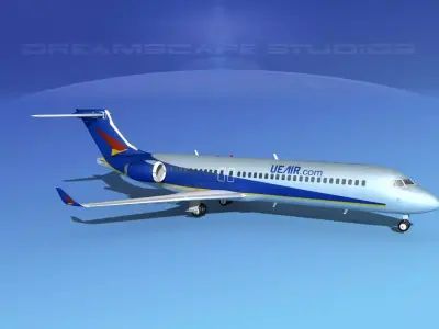 Comac ARJ21-700 Chengdu Airlines 3D model
