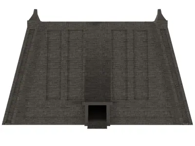 Mayan Temple Low-poly 3D model