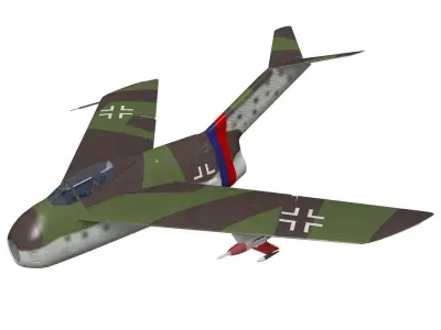 Focke-Wulf Ta183 Huckebein 3D model