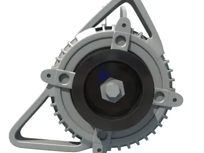 Automobile Alternator 3D model