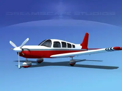 Piper Cherokee Six 300 V15 3D model