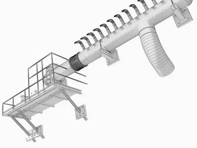 Industrial Element 28 3D model