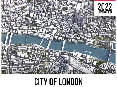 London Low-poly 3D model